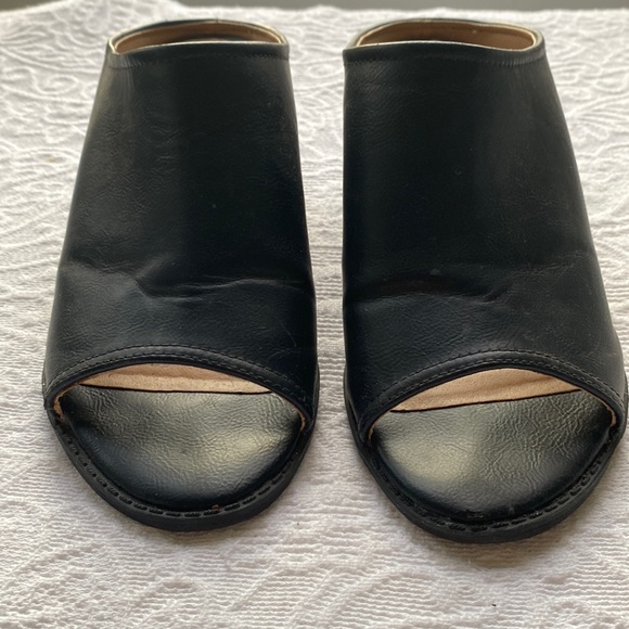 Lena Toe Peep Mule - Picture 3 of 5